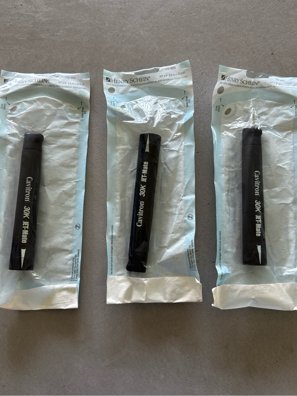 Cavitron 30K JET-Mate Ultrasonic Handpiece Sleeves Lot of 3